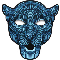 Cветовая маска с датчиком звука GeekMask "Jaguar" (GM-JAG)