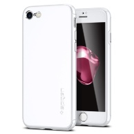 Чехол Spigen Thin Fit 360 для iPhone 7 в комплекте с защитным стеклом