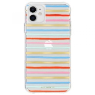Case-Mate case for iPhone 11 Rifle Paper - Happy Stripes