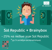 -25% на наушники Sol Republic