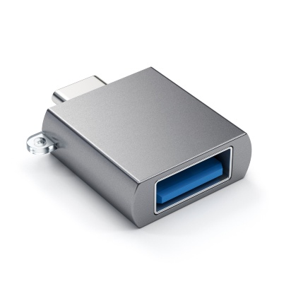 Satechi Type-C USB Adapter - Адаптер USB-C to USB 3.0 Satechi Type-C USB Adapter понадобиться для перемещения файлов с вашего устройства iOS или Android на новые совместимые с USB 3.0 устройства типа C.
