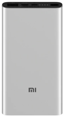 Xiaomi Mi Power Bank 3_10000 mAh Type-C Внешний аккумулятор в стильном и прочном корпусе, который обладает емкостью в 10000 мАч. В устройстве имеется выход USB-A для зарядки, а также Micro USB для восполнения собственной емкости. Кроме того, имеется разъем USB-C с поддержкой быстрой зарядки в 18 Вт, который может использоваться как на вход, так и на выход.
