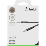 Belkin Mixit Metallic AUX Cable (1.2 м) - Акустический кабель 3,5 мм в оплетке - 