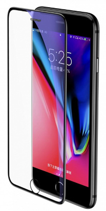 Baseus Curved Glass full screen для iPhone 8 Plus/7 Plus (Black) - Защитное стекло Cтекло повышенной прочности, созданное специально для защиты экрана Apple iPhone 7 Plus/8 Plus. Оно имеет закругленные края, точно повторяющие фактуру смартфона, а также рамку выполненную в черном цвете. Стекло обладает глянцевой поверхностью и идеально передает цвета экрана без искажений.