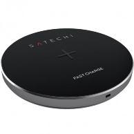 Satechi Aluminum Wireless Charger (Qi fast charge) - Беспроводное ЗУ_9W