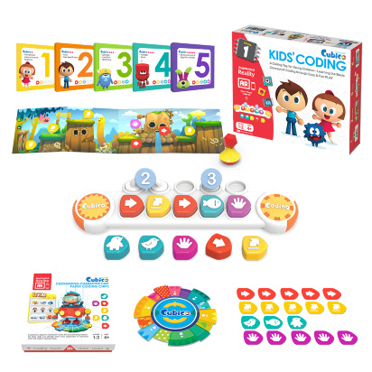 Cubico - детский набор для обучения основам программирования в игровой форме! Cubico - это детский набор для обучения основам программирования в игровой форме, который обучит детей от 4 лет основам программирования в игровой форме.