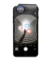 Olloclip Fisheye+Super-Wide+Macro Essential Lenses для iPhone 8/7/8 Plus/7 Plus - Объектив 3-в-1
