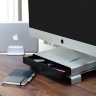 Настольная полка Just Mobile Drawer для iMac, Cinema Display и других мониторов - 