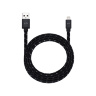 Just Mobile AluCable Flat Braided Lightning to USB Cable - Кабель для iPhone, iPad - 