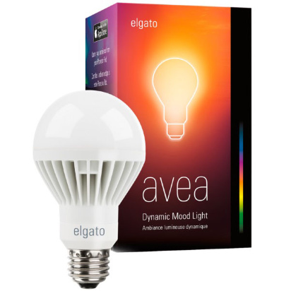 Умная лампа Elgato Avea Bulb Умная лампа Elgato Avea Bulb поможет создавать атмосферу комфорта. Управлять светом можно с помощью вашего смартфона на базе Android (версия 5 и новее) или iOS устройством.
