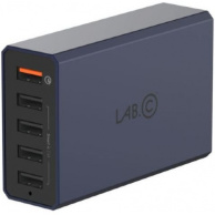 Зарядное устройство LAB.C X5 Pro, 5 USB: 4x2,4А, 1x USB Qualcomm