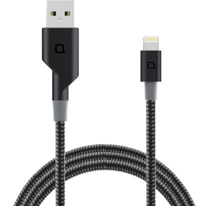 Кабель Nonda ZUS Lightning to USB Carbon Fiber Edition (1,2 м) - кевларовый и карбоновый кабель с прямым штекером 