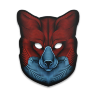 Cветовая маска с датчиком звука GeekMask "Fox" (GM-FOX) - 