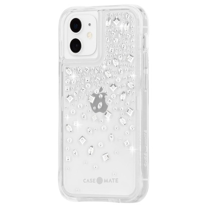 Case-Mate Karat Crystal Case for iPhone 12 mini with Micropel - Clear Чехол Case-Mate Karat Crystal Case for iPhone 12 mini with Micropel - Clear демонстрирует ослепительные драгоценные камни в разветвленных узорах. Наша любовь к драгоценностям кристально чиста. Karat Crystal демонстрирует ослепительные драгоценные камни в растянутом узоре, позволяя вашему устройству сиять.