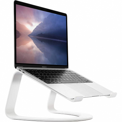 Подставка Twelve South Curve для MacBook и других ноутбуков Подставка Twelve South Curve для MacBook – прочный и удобный аксессуар для Вашего ноутбука, делающий его использование еще более комфортным. Классический цвет идеально подойдет для любой модели, а современный дизайн гармонично впишется в помещение. Данная модель позволяет поднять лептоп на 16.5 см, обеспечивая оптимальную вентиляцию для длительного использования и расположение экрана прямо напротив глаз. 