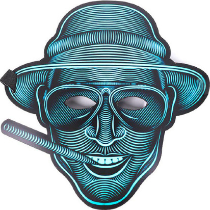 Cветовая маска с датчиком звука GeekMask &quot;Vegas&quot; (GM-VEGAS) Cветовая маска с датчиком звука GeekMask "Vegas" (GM-VEGAS) поможет создать веселую атмосферу на детском утреннике, бале-маскараде, карнавале, флэшмобе или в клубе. Скорость мерцания светодиодов на маске меняется с помощью переключателей, находящихся на блоке питания.