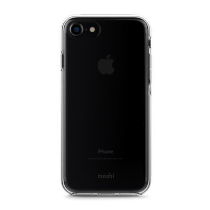 Чехол Moshi iGlaze Clear для iPhone 7 Чехол Moshi iGlaze Clear – стильный и удобный аксессуар для iPhone 7. Он полностью повторяет контуры смартфона, но при этом не имеет ничего лишнего в своем дизайне. 