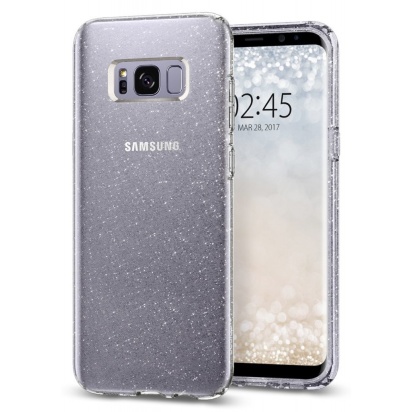 Чехол Spigen Liquid Crystal Glitter для Samsung Galaxy S8 Plus Чехол Spigen Liquid Crystal Glitter для Samsung Galaxy S8 Plus  представляет собой накладку на заднюю панель вашего смартфона, защищающую его корпус от сколов и царапин. Стильный и яркий внешний вид аксессуару придают блестки кварца. 