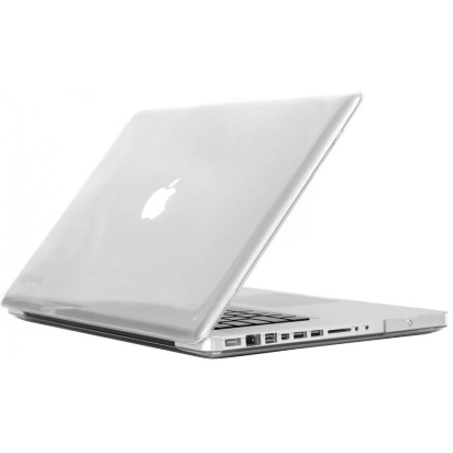 Чехол Speck SmartShell для MacBook Pro 15&quot; (SPK-A1485) Чехол Speck Smart Shell для MacBook Pro 15" (SPK-A1485) выполнен в прозрачном цвете, поэтому не только защищает, но и сохраняет внешний вид устройства, подчеркивая его уникальные изгибы и дизайнерские решения. Тонкий пластик не утяжеляет ноутбук, но в то же время обеспечивает защиту от сколов и царапин, а все разъемы остаются в свободном доступе для пользователя. 