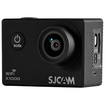  Экшн камера SJCAM X1000 Wi-Fi Экшн камера SJCAM X1000 Wi-Fi снимает видео в FullHD качестве со скоростью 30 кадров в секунду. Экран с диагональю 2 дюйма.