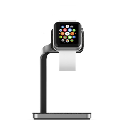 Mophie Dock Aluminum - Зарядная док-станция для Apple Watch Зарядная док-станция Mophie Dock Aluminium позволяет буквально за секунду подключить Apple Watch к зарядке, при этом пользоваться часами можно будет без каких-либо ограничений. Выполнена из алюминия и премиальной кожи.