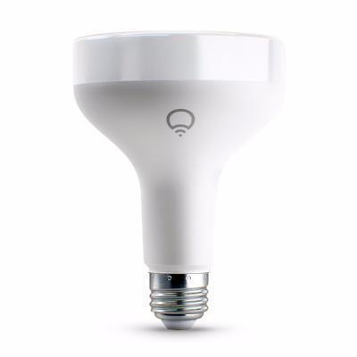 LIFX + BR30 - Умная лампа (Цоколь E27) LIFX + BR30 - Умная лампа (Цоколь E27) - это умная светодиодная лампа, которая использует Wi-Fi для настройки и управления освещением через простое приложение. Насладитесь доступом к невероятным цветам и мягким оттенкам белого света. Также невидимый инфракрасный свет позволит использовать камеры безопасности в темноте. 