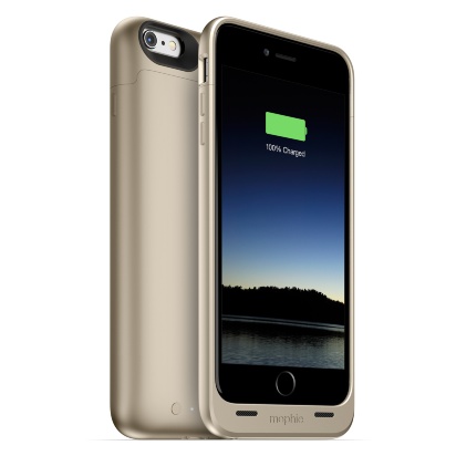 Mophie Juiсe Pack для iPhone 6 Plus_2600 mAh Компактный чехол-аккумулятор емкостью 2600 мА/ч, который увеличивает время работы IPhone 6 Plus на 60% и в тоже время защищает его от повреждений