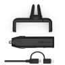 Kenu Car Kit Deluxe - Автомобильное ЗУ Kenu Dual Trip, крепление Kenu Airframe+ и провод Lightning/Micro USB - 