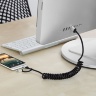 Кабель Just Mobile AluCable Duo Twist 2 в 1, USB на Lightning и Micro USB (1,8 м) - 