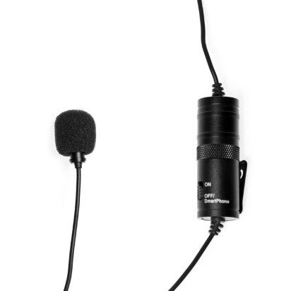 Портативный микрофон Flama для смартфонов диктофонов, фото- и  видеокамер  Петличный микрофон Flama предназначен для записи звука непосредственно с его источника. Наилучшая сфера его применения — интервью, запись голоса ведущего при видеосъемке, запись голосовых заметок. 