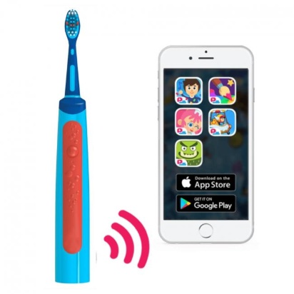 Playbrush Smart Sonic – ультразвуковая щетка Интерактивная электрическая зубная щетка Playbrush Smart Sonic с очень мягкой щетиной совершает 17000 движений в минуту.