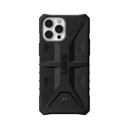 UAG Pathfinder Series для iPhone 13 Pro Max UAG Pathfinder Series для iPhone 13 Pro Max - эффектный и надёжный чехол, протестированный по военному стандарту. UAG Pathfinder позволит смартфону пережить самые разнообразные нежелательные воздействия, включая падения с высоты до 4,8 метра.