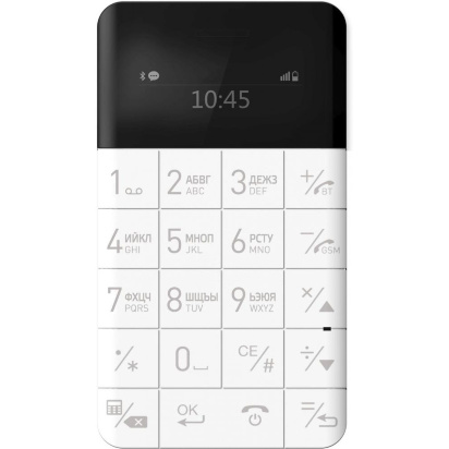 Телефон Elari CardPhone Elari CardPhone - это дизайнерский мини-телефон размером с кредитку.