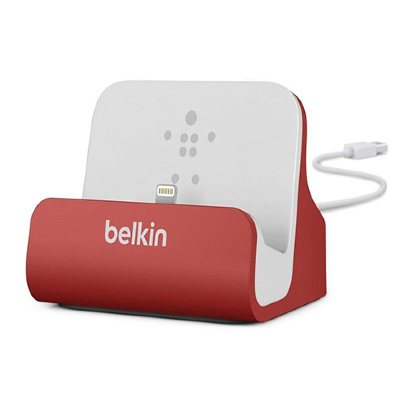 Док-станция Belkin Charge + Sync Dock для iPhone 5s/SE/6/6s/7 с встроенным USB-кабелем Lightning Док-станция Belkin Charge + Sync Dock для iPhone 5s/SE/6/6s/7 с встроенным USB-кабелем Lightning позволяет не только заряжать устройства, но и подключать их к ПК. Она отличается стильным дизайном и компактными размерами, поэтому без труда умещается на столе и станет его украшением.