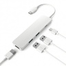 Satechi Aluminum Type-C Slim Multi-Port Adapter 4K для MacBook - 