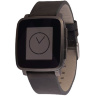 Pebble Time Steel with Leather Band - 