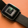 Pebble Time Steel with Leather Band - 
