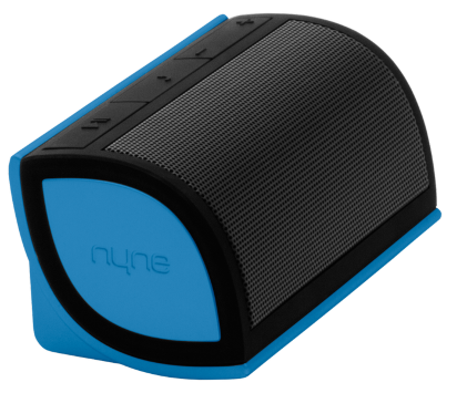 Портативная Bluetooth аудиосистема NYNE Mini MINI – идеальная портативная Bluetooth аудиосистема для компании друзей, которые могут обмениваться любимыми треками на ходу.  Время работы – до 10 часов!