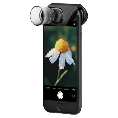 Olloclip Macro Pro Lens для iPhone 8/8 Plus, 7/7 Plus - Объектив макро 3-в-1 Olloclip Macro Pro Lens для iPhone 8/8 Plus, 7/7 Plus - Объектив макро 3-в-1, позволяющий снимать в режиме макросъемки прямо с Вашего устройства. Теперь на кадрах можно будет разглядеть даже мельчайшие подробности, ведь аксессуар обеспечивает точную и качественную съемку с Вашего iPhone. 