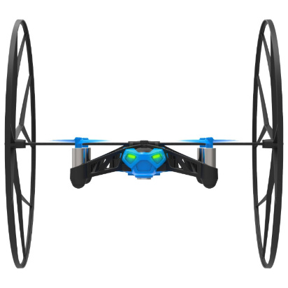 Квадрокоптер Parrot Rolling Spider Квадрокоптер Parrot Rolling Spider сможет выполнять сложные фигуры пилотажа на протяжении 8 минут, а также совершать повороты на 90 и 180 градусов. 