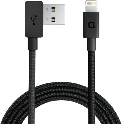 Кабель Nonda ZUS Lightning to USB (1,2 м) - кевларовый кабель с угловым штекером Кабель Nonda ZUS Lightning to USB - кевларовый кабель с угловым штекером, предназначенный для подключения устройств к ПК, длиной 1,2 метра. Он отличается высокой прочностью и надежностью, обеспечивает быструю передачу данных и зарядку гаджетов.